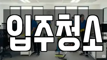입주청소