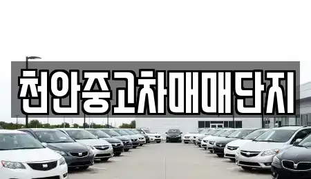 천안중고차매매단지