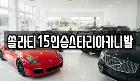 쏠라티15인승스타리아카니발