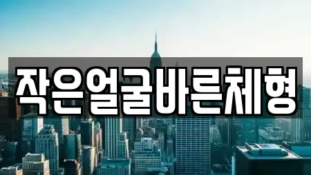 작은얼굴바른체형