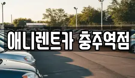애니렌트카 충주역점
