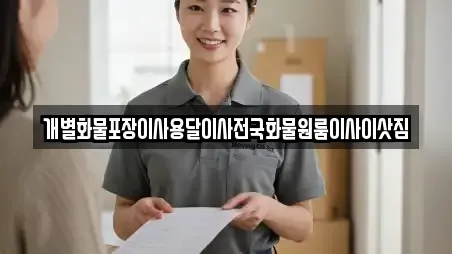 개별화물포장이사용달이사전국화물원룸이사이삿짐