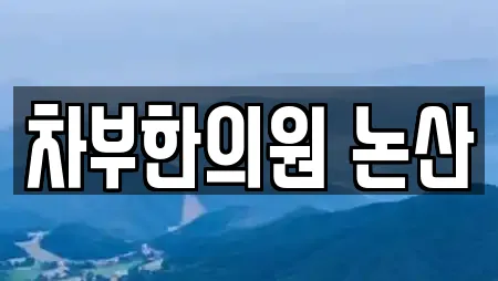 차부한의원 논산