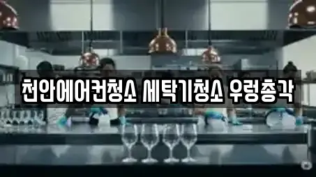 천안에어컨청소 세탁기청소 우렁총각