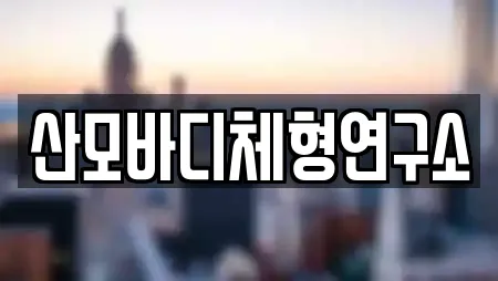 산모바디체형연구소