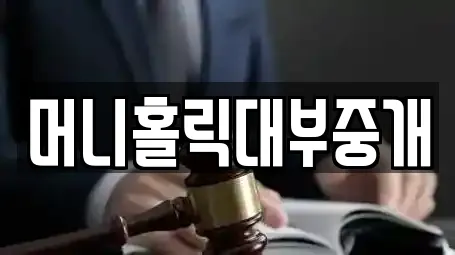 머니홀릭대부중개