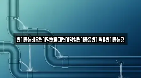 변기뚫는비용변기막혔을때변기막힘변기뚫음변기역류변기뚫는곳