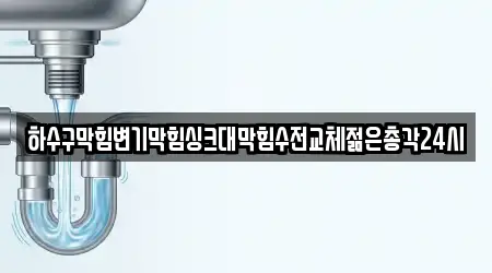 하수구막힘변기막힘싱크대막힘수전교체젊은총각24시
