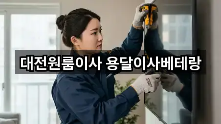 대전원룸이사 용달이사베테랑