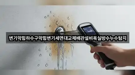 변기막힘하수구막힘변기세면대교체배관설비욕실방수누수탐지