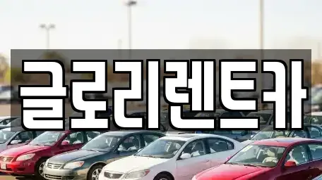 강원특별자치도 속초시 청호동 단기렌트카 전문 글로리렌트카