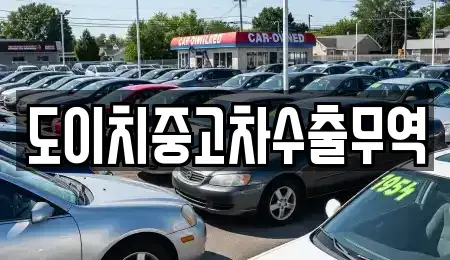 강원특별자치도 영월군 한반도면 중고차매매 전문 도이치중고차수출무역