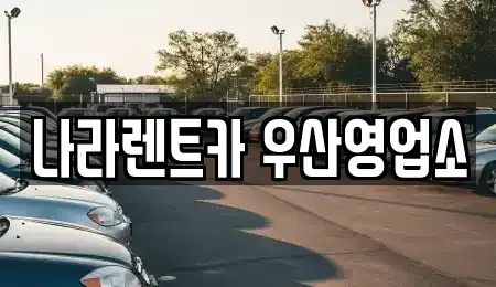 강원특별자치도 원주시 우산동 렌트카 전문 나라렌트카 우산영업소
