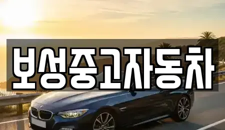 강원특별자치도 원주시 우산동 중고차매매 전문 보성중고자동차