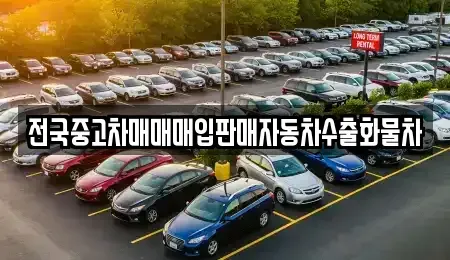 강원특별자치도 원주시 지정면 중고차매입 전문 전국중고차매매매입판매자동차수출화물차