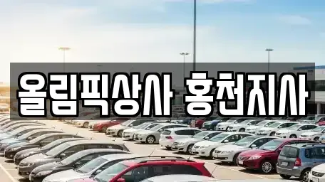 강원특별자치도 홍천군 영귀미면 중고차매매 전문 올림픽상사 홍천지사