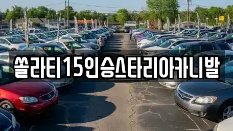 강원특별자치도 횡성군 서원면 렌트카 전문 쏠라티15인승스타리아카니발