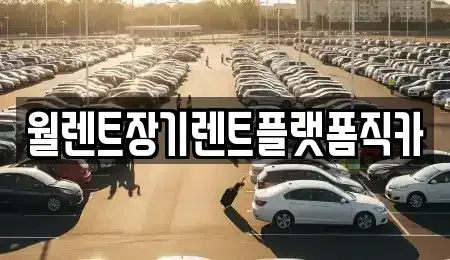 경기 고양시 일산서구 장기렌트카 전문 월렌트장기렌트플랫폼직카