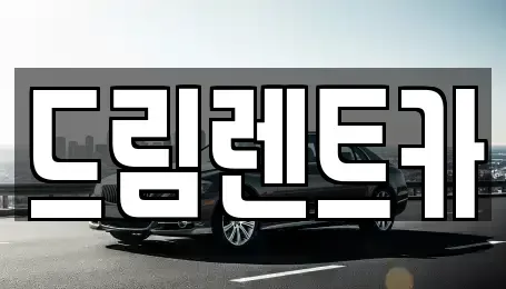 경기 광명시 렌트카 전문 드림렌트카