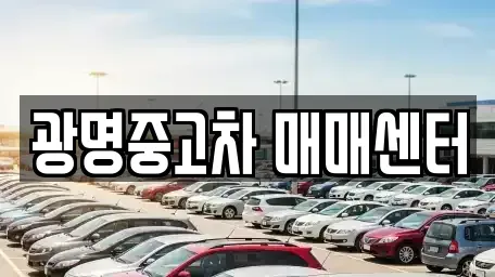 경기 광명시 중고차매매 전문 광명중고차 매매센터