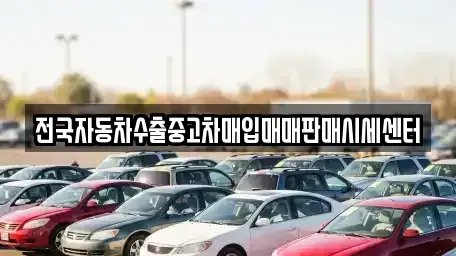 경기 광주시 회덕동 중고차매입 전문 전국자동차수출중고차매입매매판매시세센터