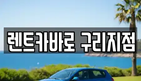 경기 구리시 토평동 장기렌트카 전문 렌트카바로 구리지점