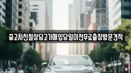 경기 동두천시 송내동 중고차매입 전문 중고차친절상담고가매입당일이전무료출장방문견적