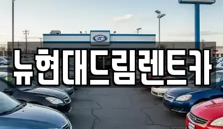 경기 시흥시 하상동 렌트카 전문 뉴현대드림렌트카