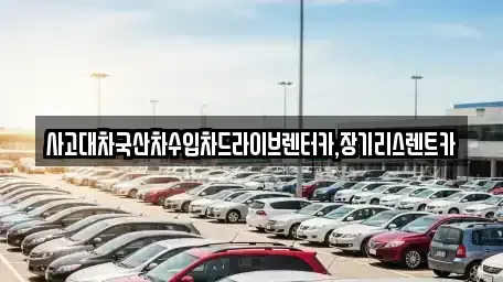 경기 시흥시 하상동 렌트카 전문 사고대차국산차수입차드라이브렌터카,장기리스렌트카