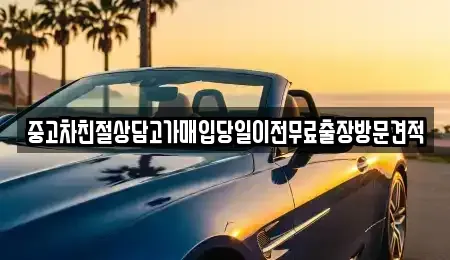 경기 안성시 대덕면 중고차매입 전문 중고차친절상담고가매입당일이전무료출장방문견적