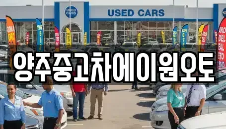 경기 양주시 광사동 중고차 전문 양주중고차에이원오토