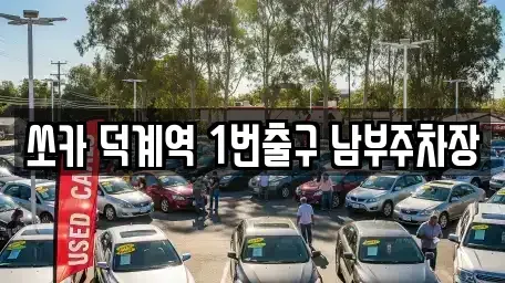 경기 양주시 덕계동 렌트카 전문 쏘카 덕계역 1번출구 남부주차장