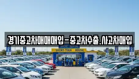 경기 양주시 옥정동 중고차매입 전문 경기중고차매매매입-중고차수출.사고차매입
