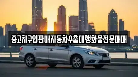 경기 양주시 유양동 중고차 전문 중고차구입판매자동차수출대행화물전문매매