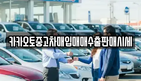 경기 연천군 미산면 중고차매매 전문 카카오토중고차매입매매수출판매시세