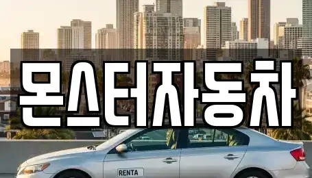 경기 의정부시 신곡동 렌트카 전문 몬스터자동차