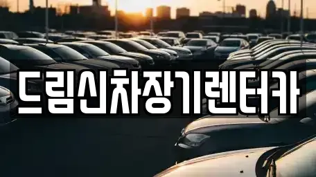 경기 의정부시 신곡동 장기렌트카 전문 드림신차장기렌터카