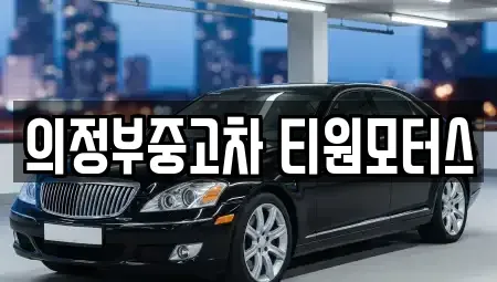 경기 의정부시 중고차 전문 의정부중고차 티원모터스