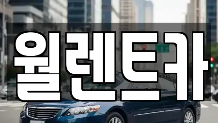 경기 이천시 관고동 렌트카 전문 월렌트카
