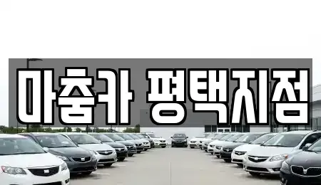 경기 평택시 독곡동 렌트카 전문 마춤카 평택지점