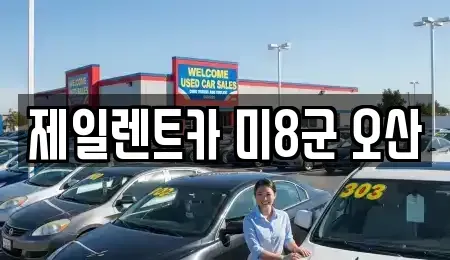 경기 평택시 독곡동 렌트카 전문 제일렌트카 미8군 오산