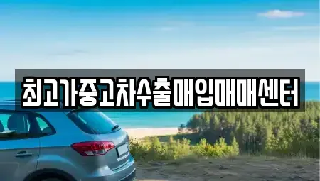 경기 화성시 기산동 중고차 전문 최고가중고차수출매입매매센터