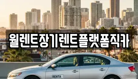 경기도 고양시 덕양구 지축동 장기렌트카 전문 월렌트장기렌트플랫폼직카