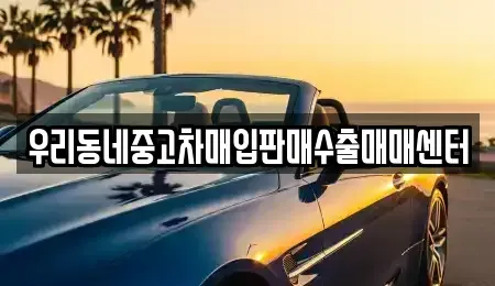 경기도 고양시 일산동구 지영동 중고차매입 전문 우리동네중고차매입판매수출매매센터
