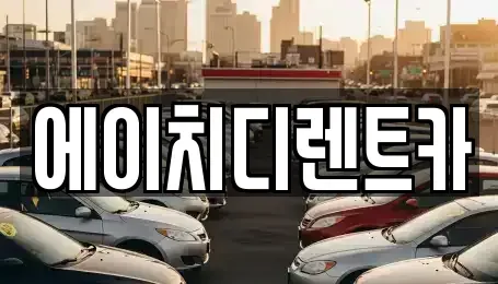 경기도 과천시 문원동 렌트카 전문 에이치디렌트카