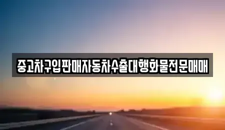 경기도 과천시 중앙동 중고차 전문 중고차구입판매자동차수출대행화물전문매매