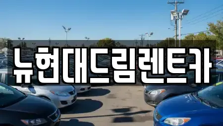 경기도 부천시 오정구 렌트카 전문 뉴현대드림렌트카