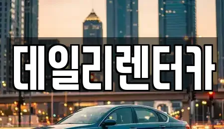 경기도 성남시 분당구 판교동 단기렌트카 전문 데일리렌터카