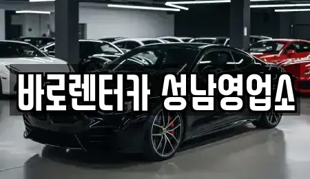 경기도 성남시 수정구 복정동 렌트카 전문 바로렌터카 성남영업소