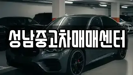 경기도 성남시 수정구 복정동 중고차 전문 성남중고차매매센터